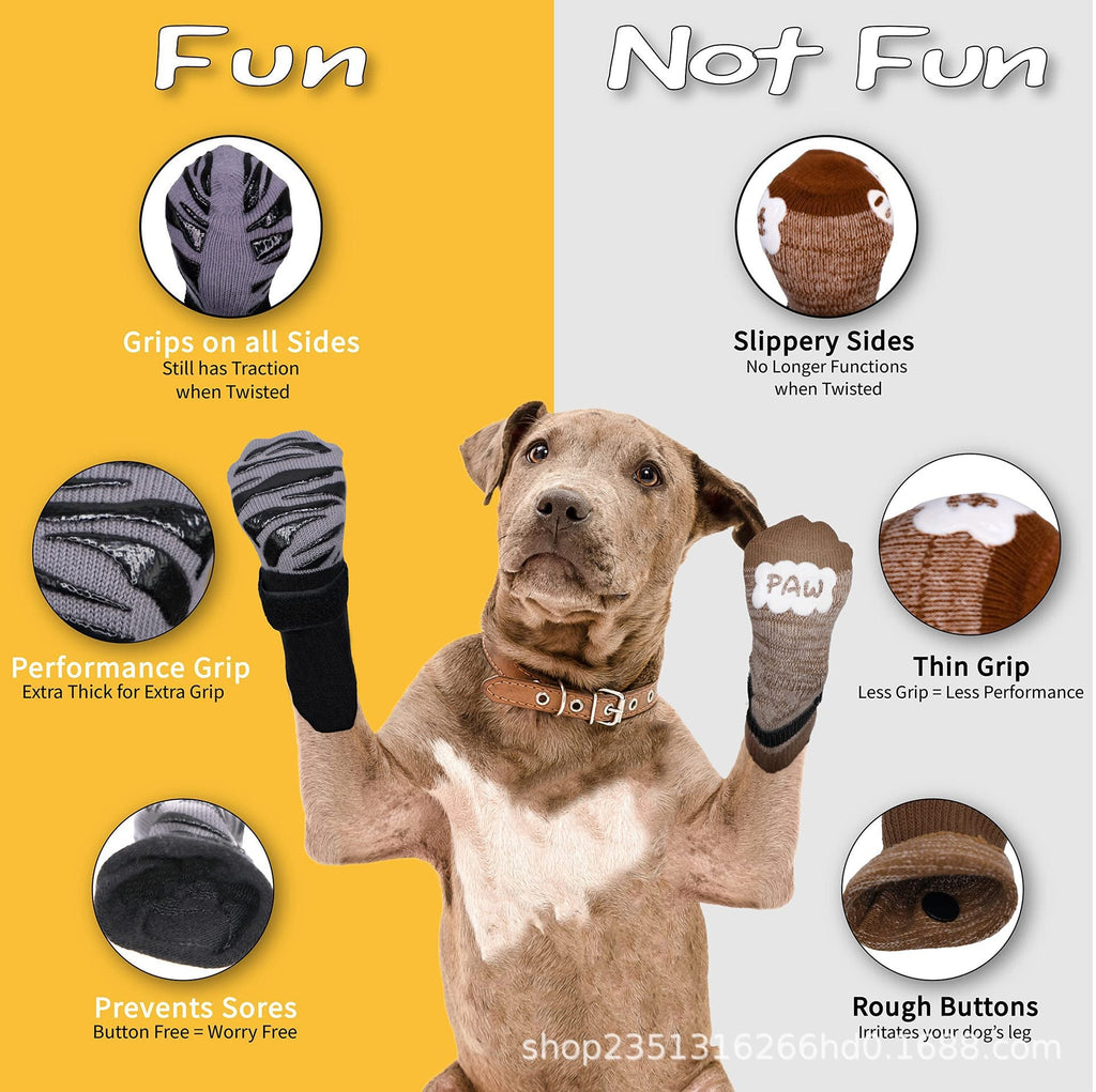 Non-slip Dog Socks And Leg Warmers For Medium To Large French Bulldogs - Majestic Pet Kingdom
