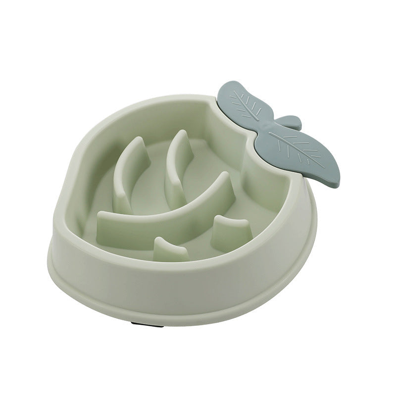 Dog Bowl Slow Feeder Non-Slip Anti-Gulping Diet Eating Dish - Detail Angle 7 | Majestic Pet Kingdom