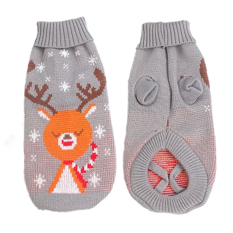 Knitted Dog Sweater: Warm Winter Fleece Pet Apparel - Majestic Pet Kingdom