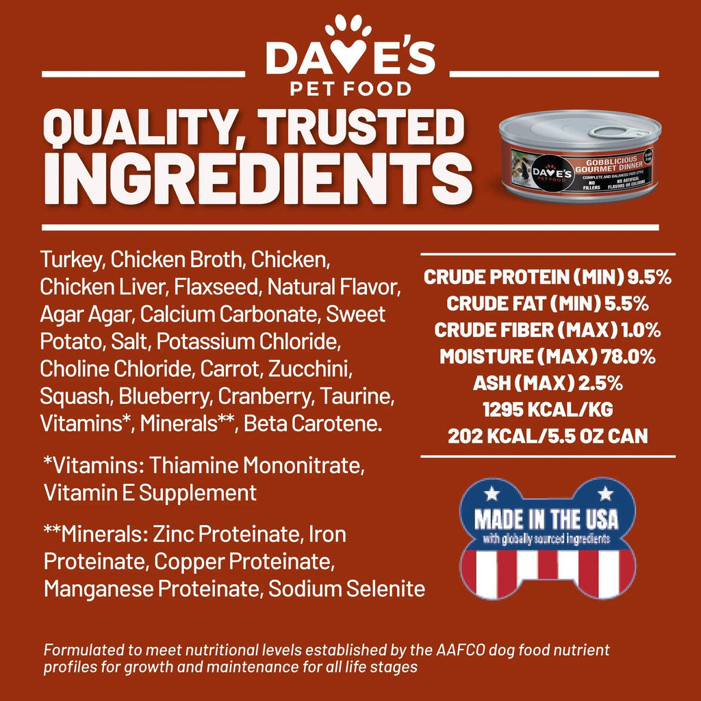 Dave's Cat Naturally Healthy Gobblicious (13oz) - Majestic Pet Kingdom