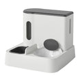 Cat Automatic Pet Feeder Water Dispenser Integrated Double Bowl Drinking Pet - Majestic Pet Kingdom