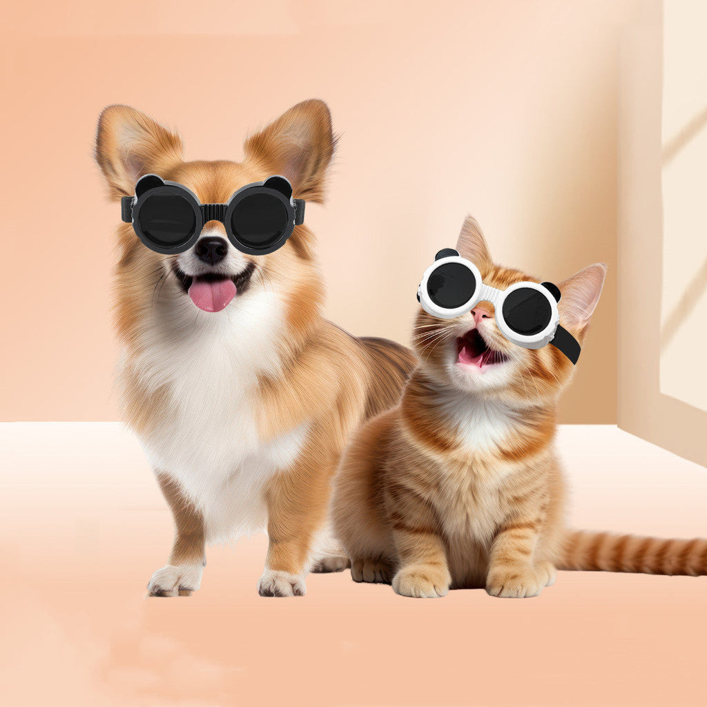 Dog Sun Sunshade Sunglasses Goggles Cat Headdress UV Protection Pet | Majestic Pet Kingdom™
