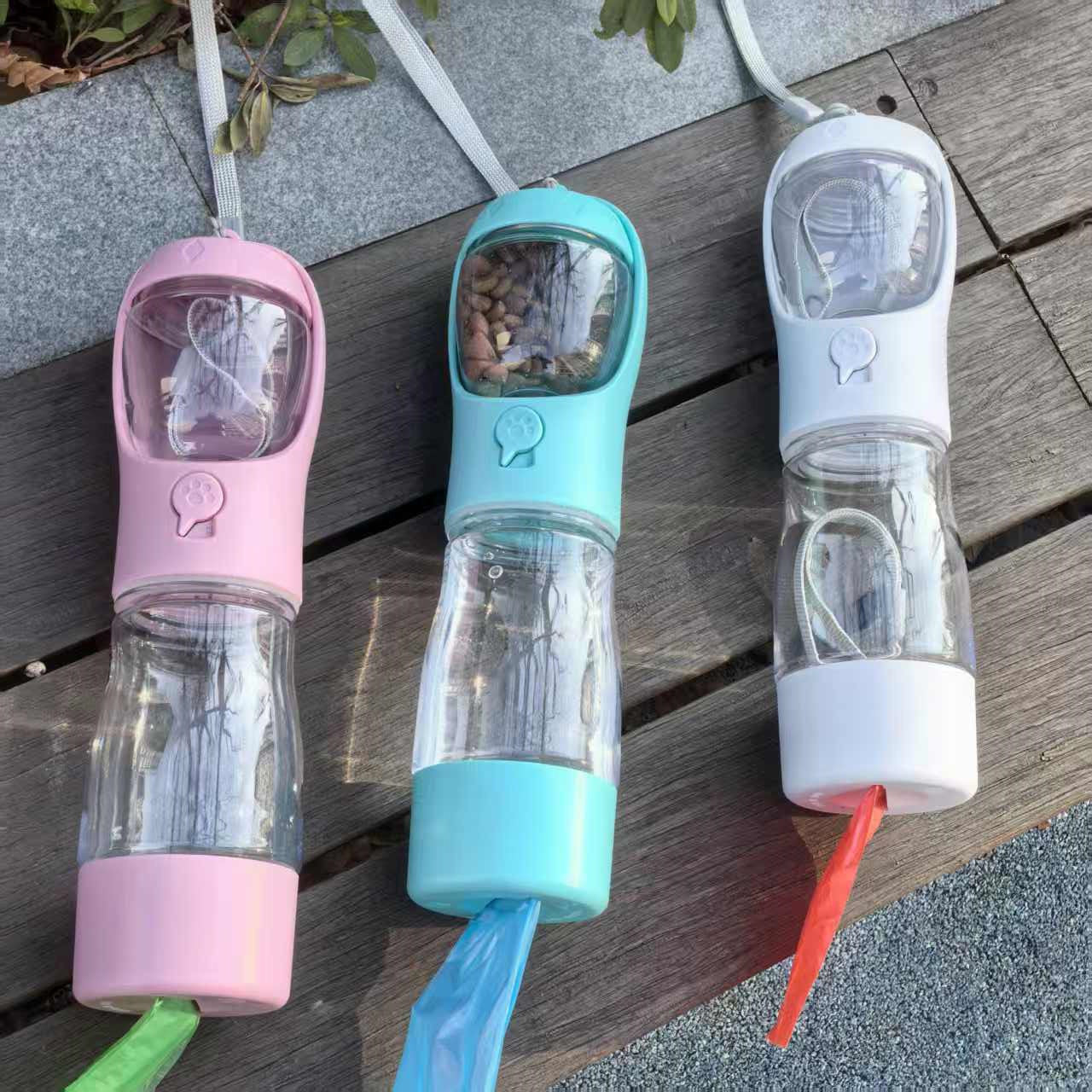 Pet Travel Cup Portable Outdoor Water Bottle Multifunctional Feeder