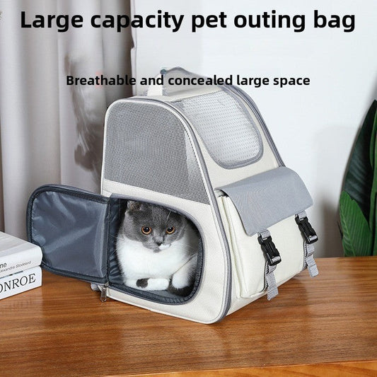Breathable Transparent Outdoor Pet Backpack For Cats And Dogs | Purrfect Pet Kingdom