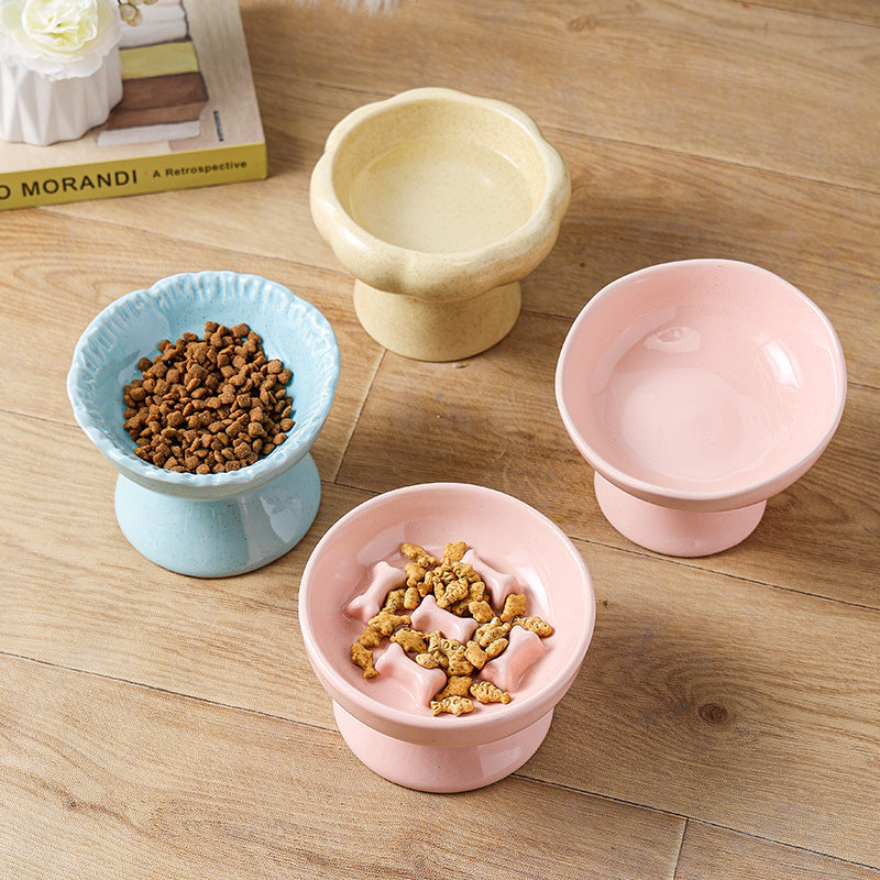 Anti-tumble Large Diameter Ceramic Pet Bowl - Majestic Pet Kingdom