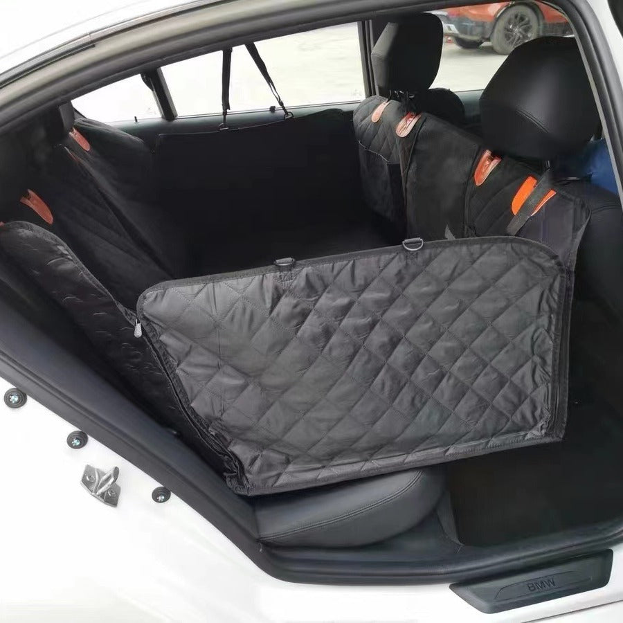 Heavy-duty Extended Car Seat Cover With A Pet Mat For Vehicles