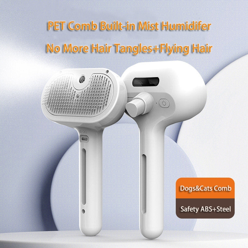 Self-Cleaning Pet Grooming & Dematting Comb