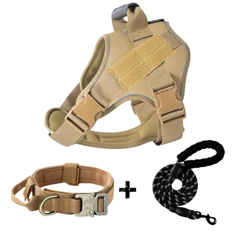 Traction Rope For Large Dogs Breathable Tactical Harness | Purrfect Pet Kingdom