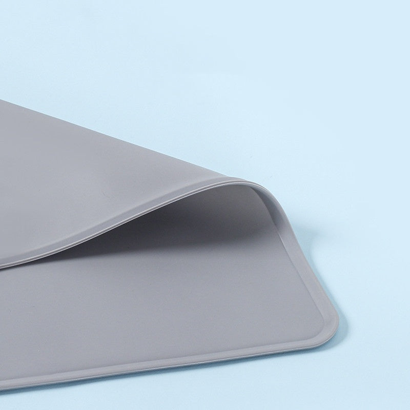 Dog Bowl Placemat Non-Slip Waterproof Silicone Feeding Tray - Detail Angle 3 | Majestic Pet Kingdom
