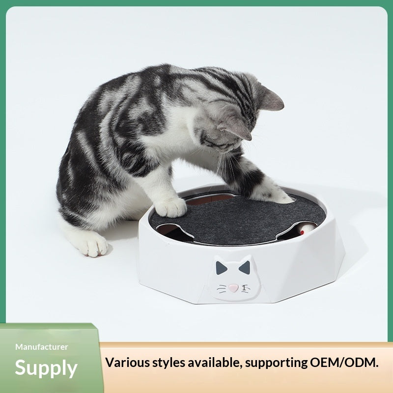 Plush Little Mouse Cat Turntable Automatic Electric Pet Toy For Cats