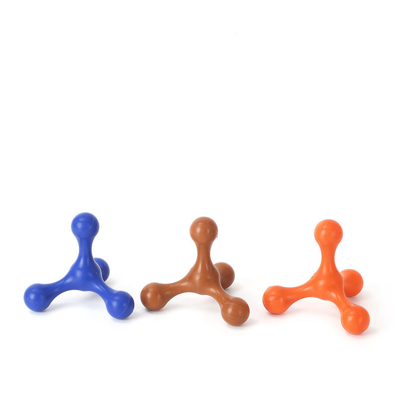 Silicone Toy For Small And Medium Dogs Biter Grinding Teeth Relieves Boredom Three Legs | Purrfect Pet Kingdom