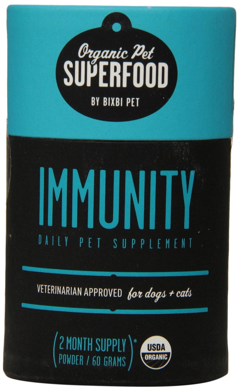 Pet Immune Powder BIXBI Organic Superfood Mushroom Booster 60g - Main Feature View | Majestic Pet Kingdom