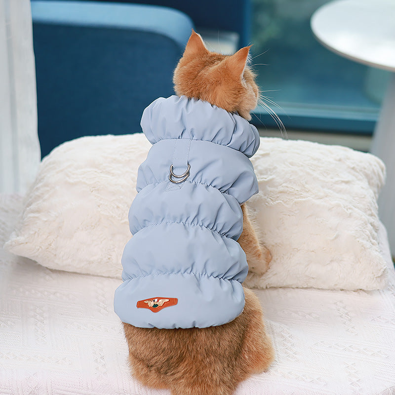 Dog Clothes Vest Warm Cotton With Buckle - Majestic Pet Kingdom