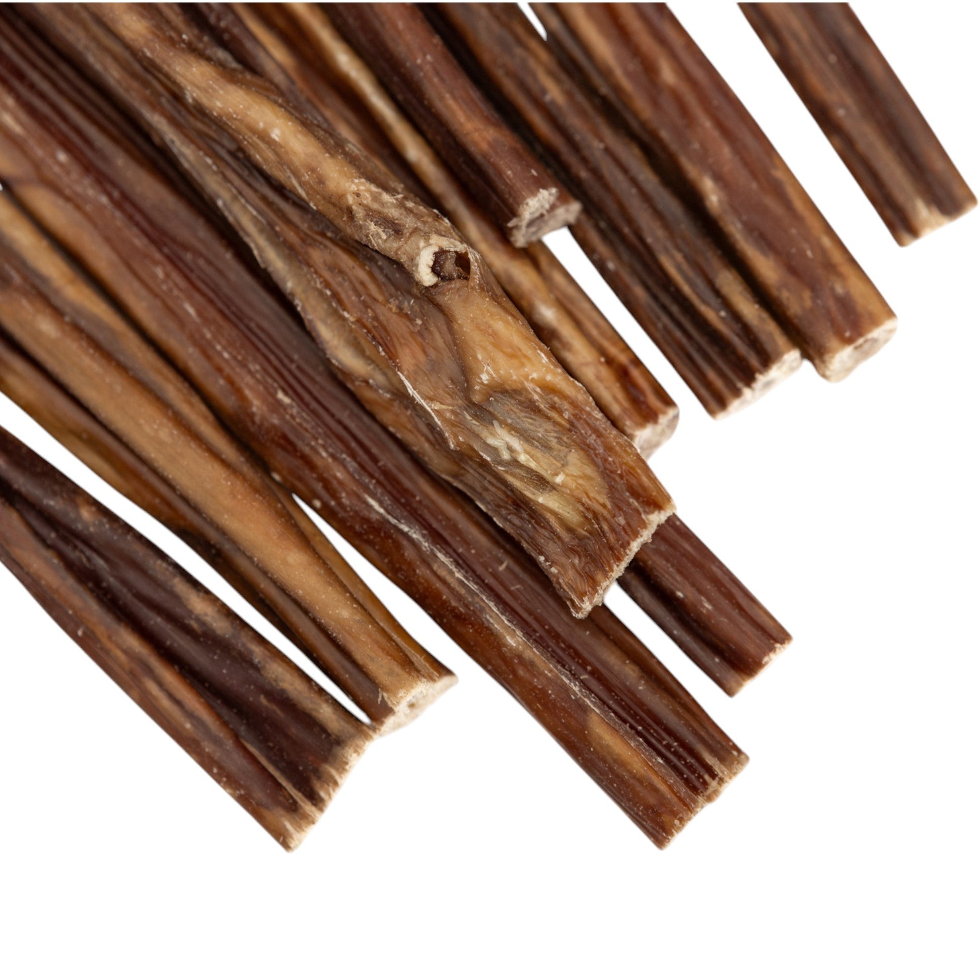 Dog Beef Gullet Sticks 6-Inch Natural Chews Treats 10-Pack - Detail Angle 2 | Majestic Pet Kingdom