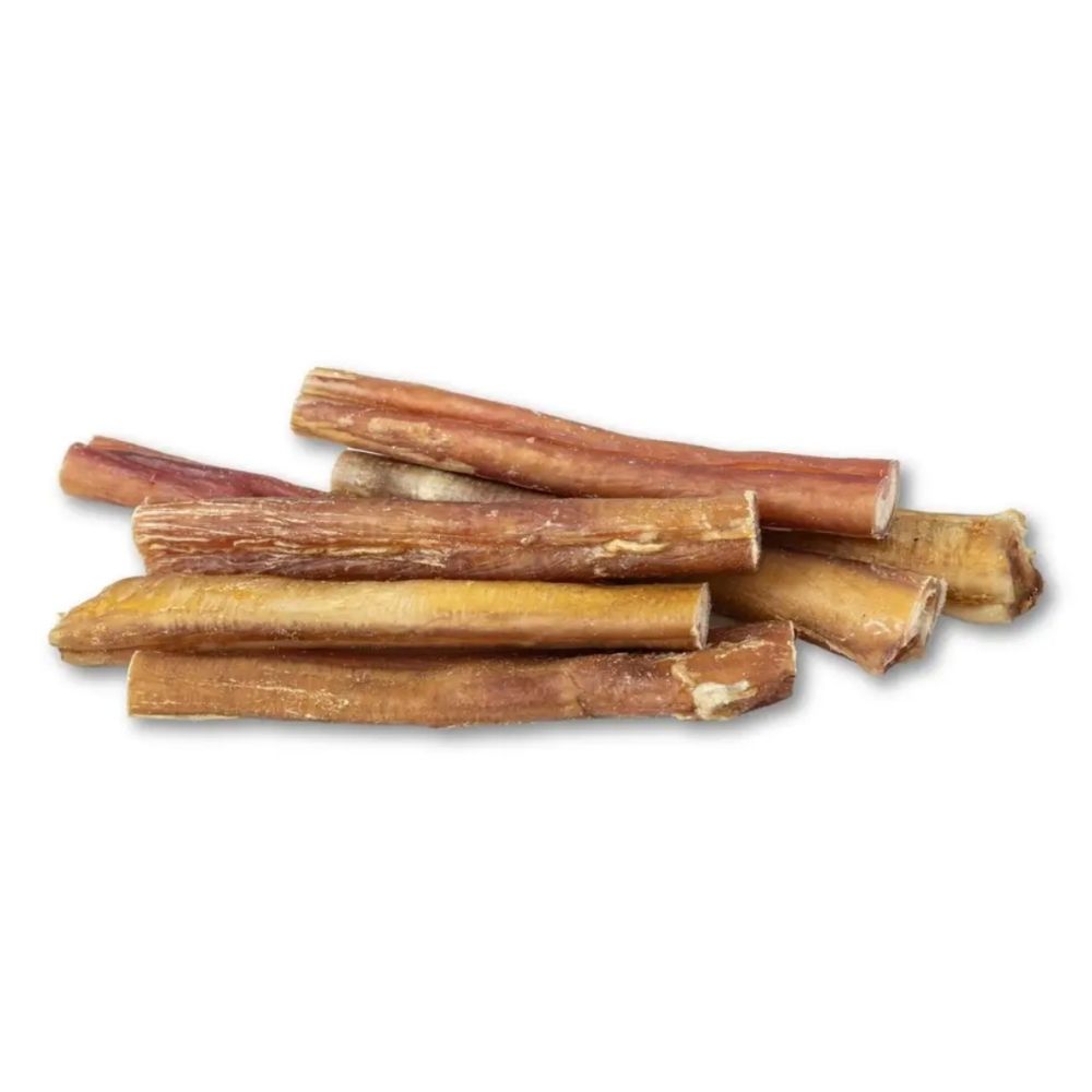 Dog Bully Sticks 6-Inch Thick Natural Beef Chews 3-Pack