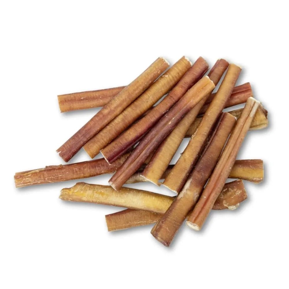 Dog Bully Sticks 6-Inch Thick Natural Beef Chews 3-Pack