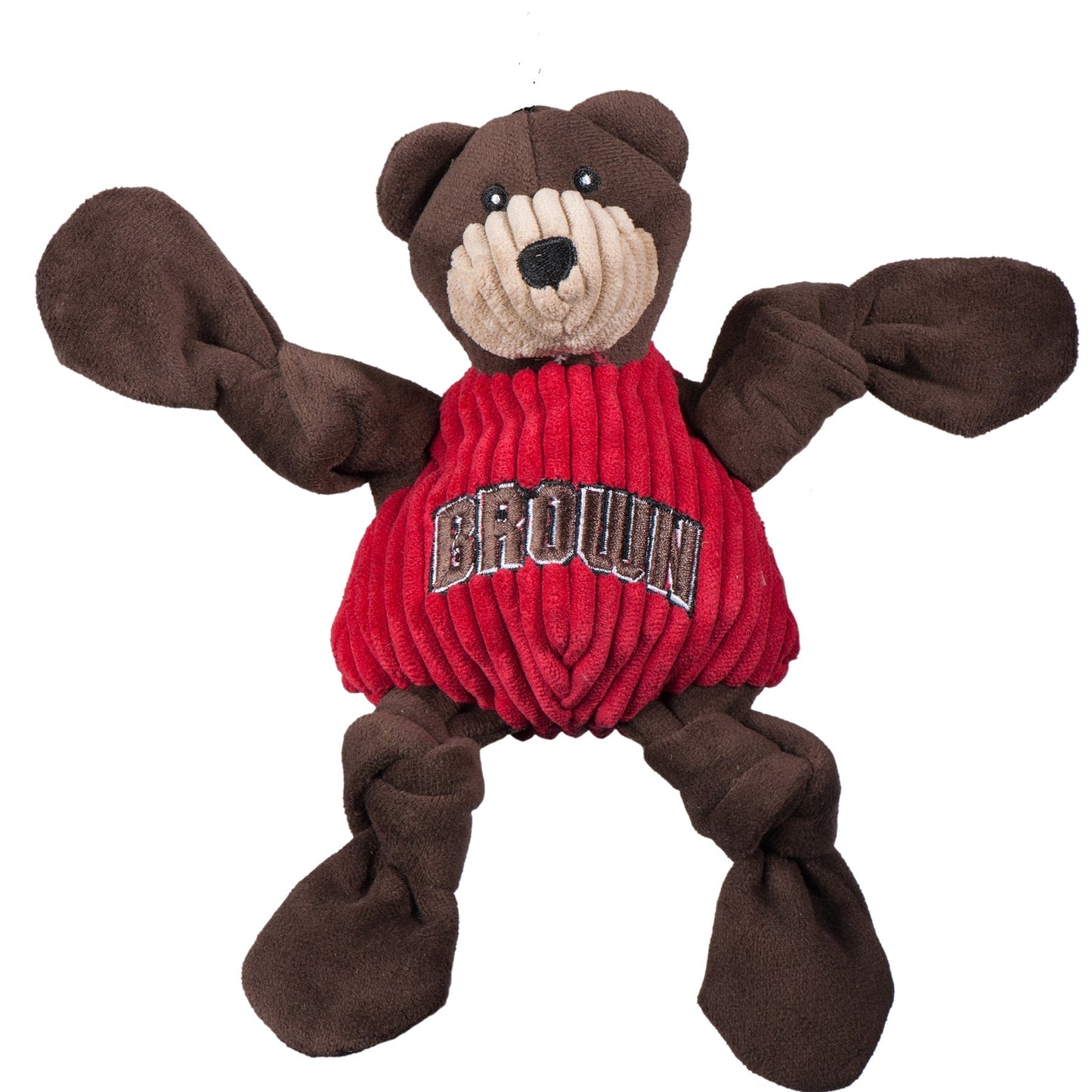 Dog Plush Toy NCAA Baylor Bruiser the Bear Knottie Squeak
