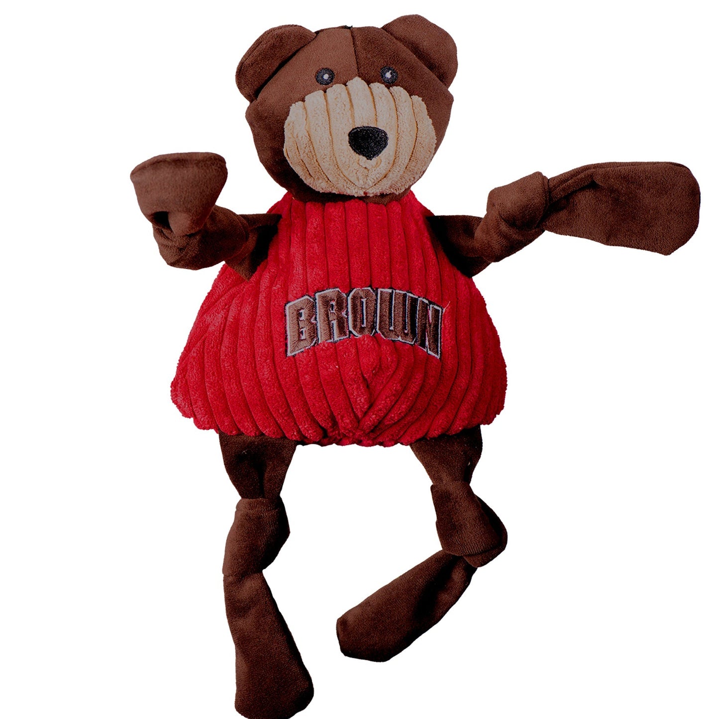 Dog Plush Toy NCAA Baylor Bruiser the Bear Knottie Squeak