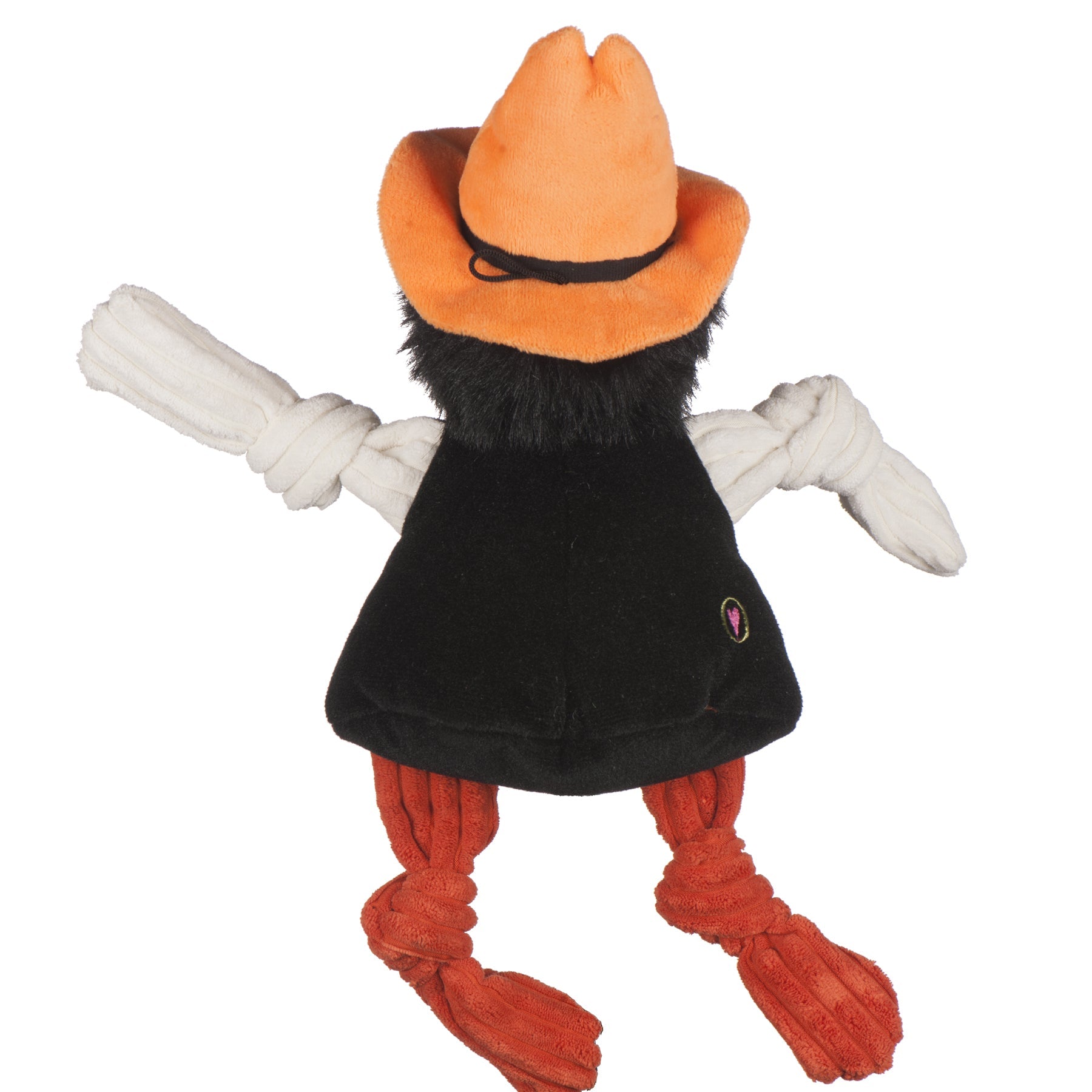 Dog Plush Toy NCAA Oklahoma State Mascot Knottie Squeak Animal - Detail Angle 2 | Majestic Pet Kingdom