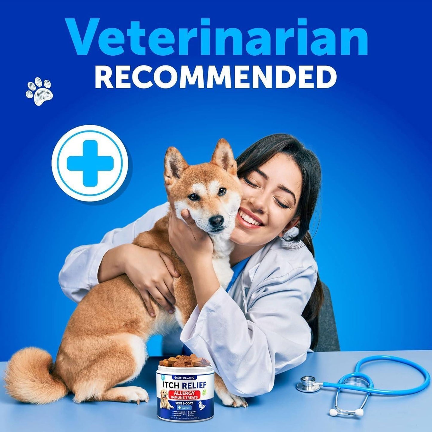 Dog Allergy Relief Chews Itchy Skin Omega-3 Fish Oil Treats - Detail Angle 3 | Majestic Pet Kingdom