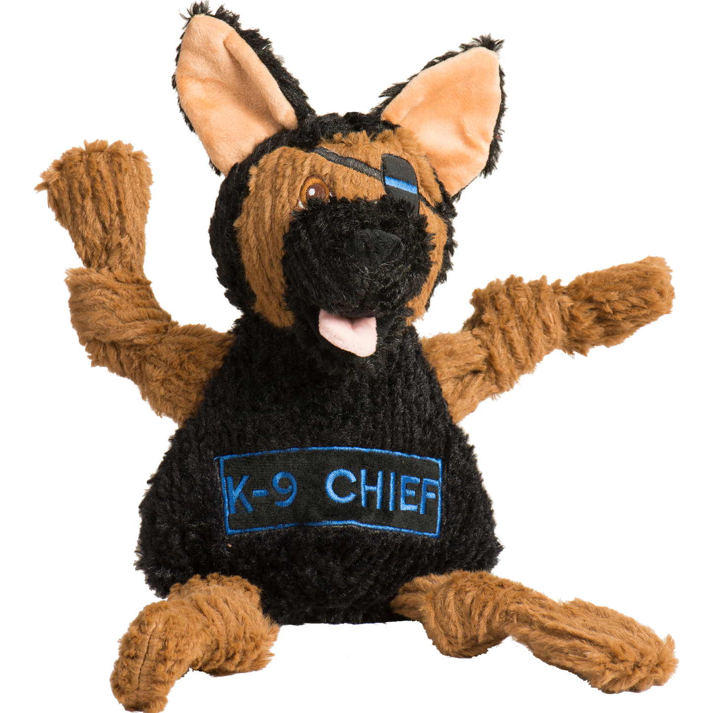 Dog Plush Toy HuggleCause K-9 Chief Hero Mascot Knottie