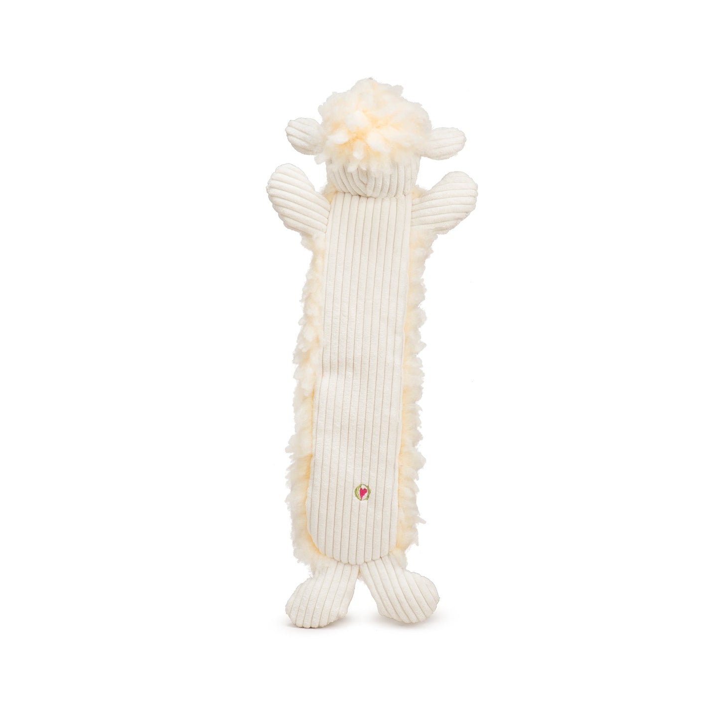 Dog Plush Toy Louise Lamb Fluffer Long Lovelie Durable Squeak - Detail Angle 4 | Majestic Pet Kingdom