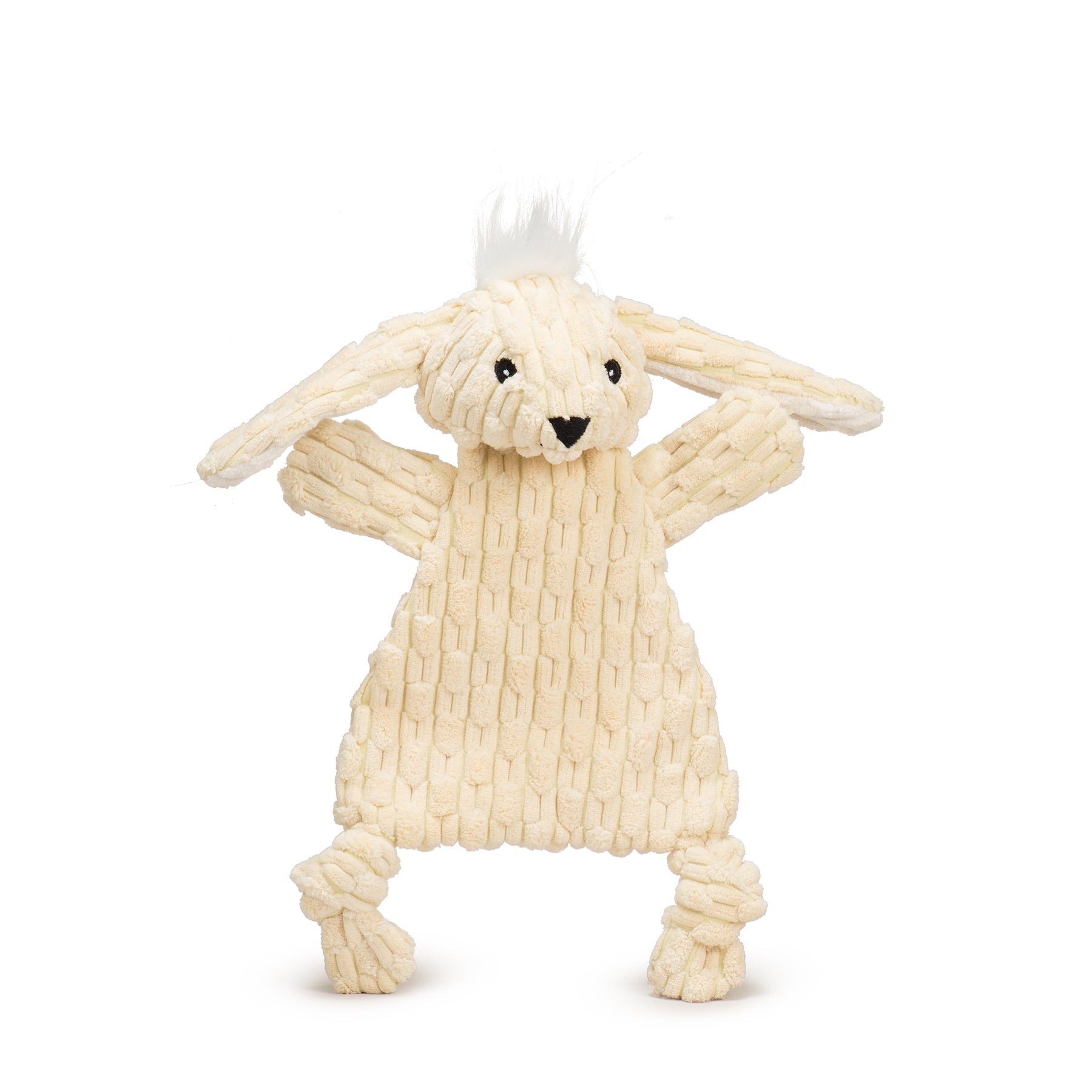 Bobbi Bunny HuggleFlatties™ Durable Plush Dog Toy - Premium