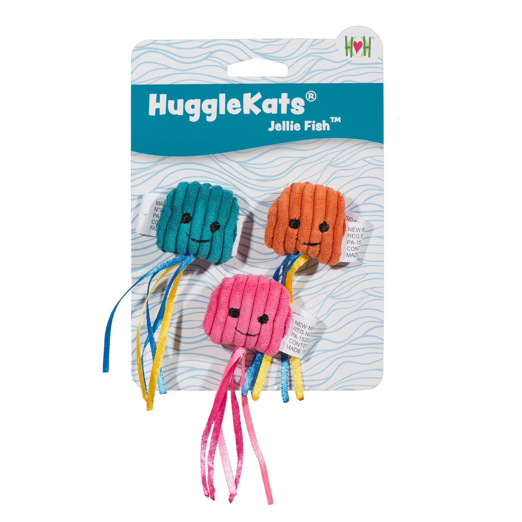 HuggleKats® Jellie Fish Cat Toys, 3 Pack | The Finest Market