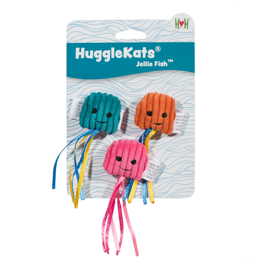 HuggleKats® Jellie Fish Cat Toys, 3 Pack | The Finest Market