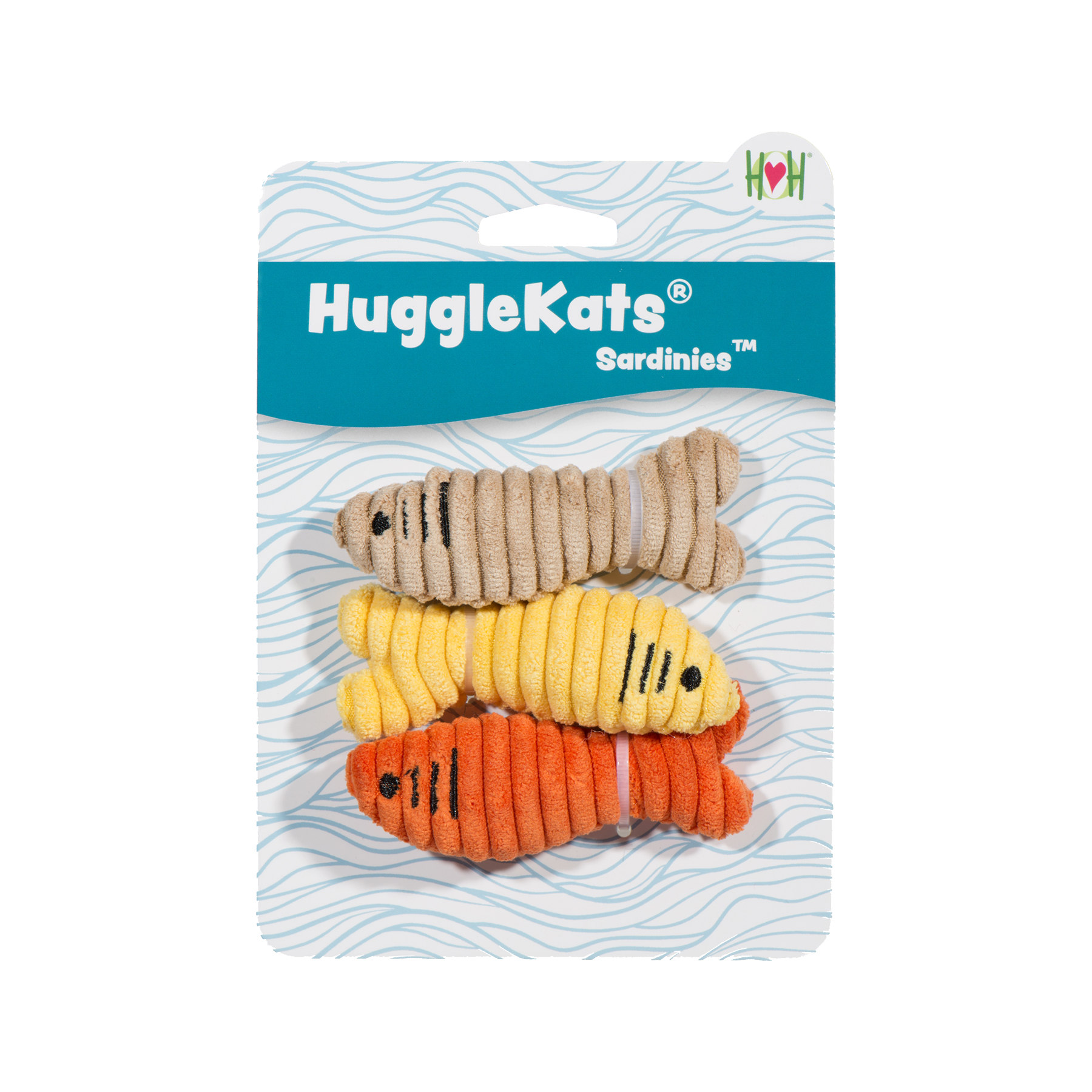 HuggleKats® Sardinies Cat Toys, 3 Pack | The Finest Market