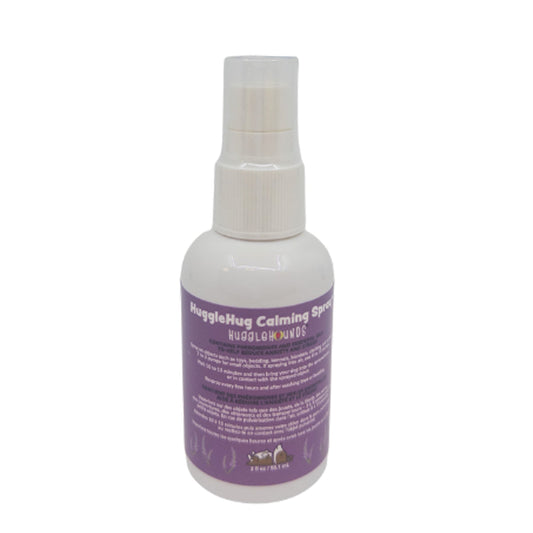 Dog Toy Set HuggleHug Lavender Bone with Calming Mist Spray - Main Feature View | Majestic Pet Kingdom