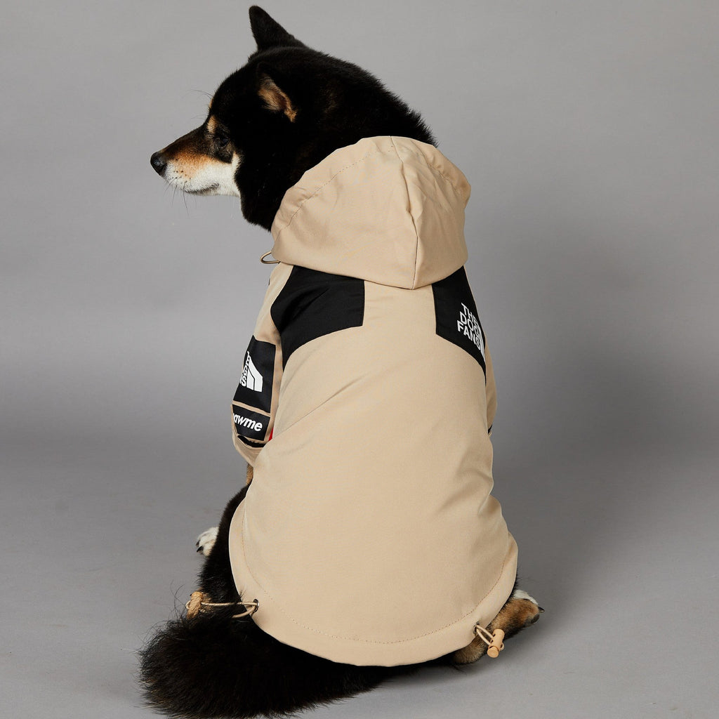 Khaki Dog Pet Shell Jacket - Majestic Pet Kingdom