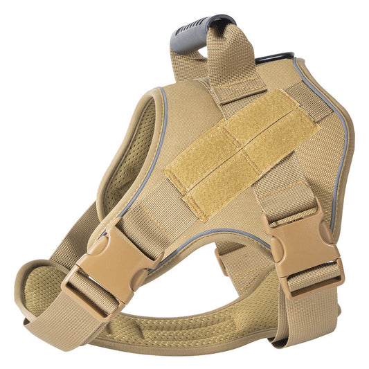tactical-dog-vest:-large-dogs-(german-shepherd,-golden-retriever)-–-training,-military-style-accessories.-luxury-view-1 | Majestic Pet Kingdom