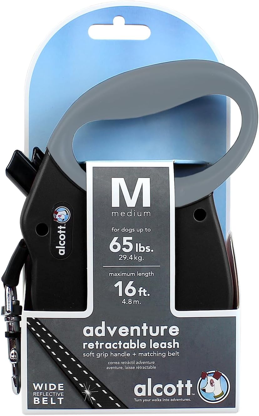 Alcott Adventure Retractable Belt Leash - Majestic Pet Kingdom