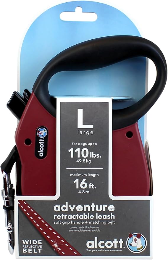 Alcott Adventure Retractable Belt Leash - Majestic Pet Kingdom