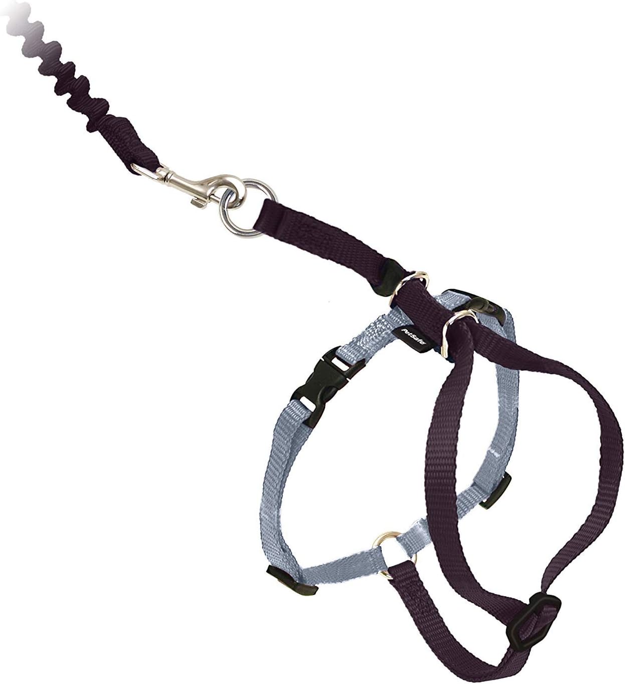 Cat Harness and Leash Set Come With Me Kitty Bungee Black Sm