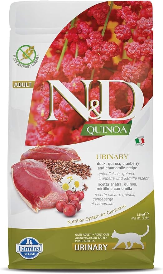 Cat Food Farmina N&D Quinoa Urinary Duck Dry Cat Food 3.3lb