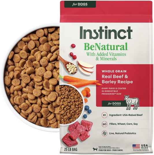 Instinct Be Natural Beef & Barley Dry Dog (4.5lb)