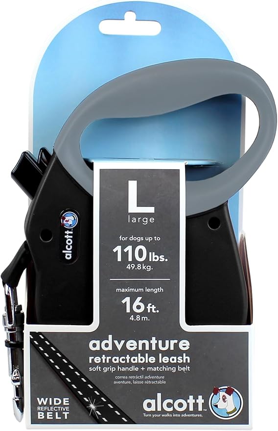Dog Leash Alcott Adventure Retractable Nylon Belt Lead 16ft