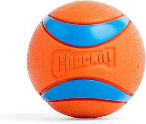Dog Ball Toy Chuckit Ultra Ball High Bounce Rubber Fetch Med