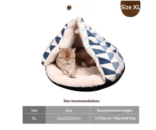 Litter Tent Foreign Trade Semi-enclosed Cat House | Purrfect Pet Kingdom