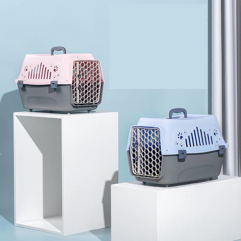 Portable Cat & Dog Travel Air Box Carrier
