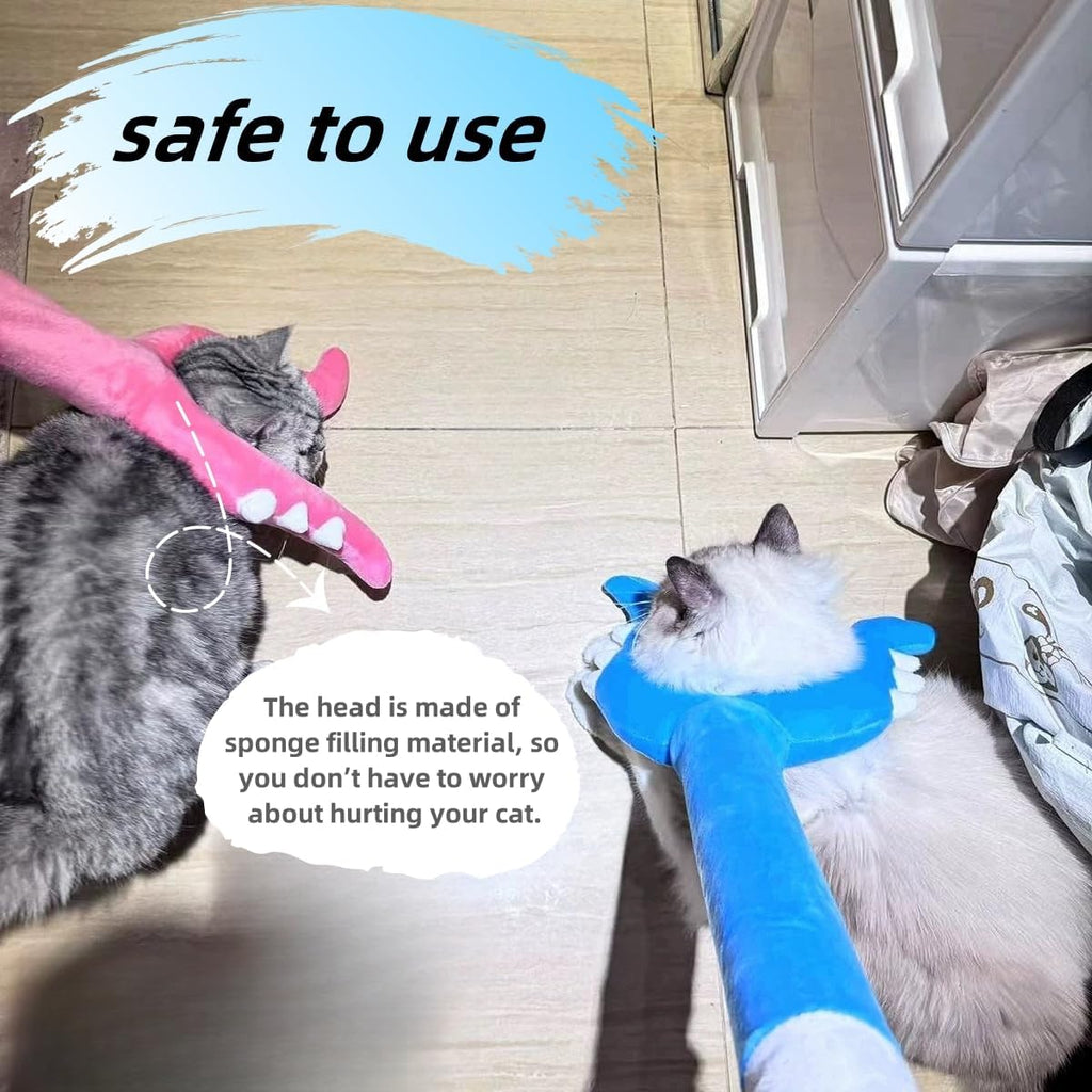 Plush Cat Wand Toy Catch The Naughty Cat Wand Pet Toys Interactive Cat Toy Chikawa Cat Toy Wand Sanctioning Cat Stick Toy Cat Toys For Indoor Cats - Majestic Pet Kingdom