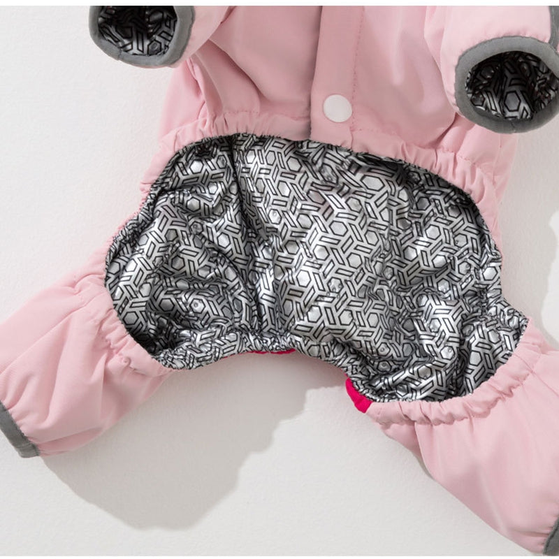 Autumn And Winter Dog Clothing Small And Medium Sized Dog West Highland Bichon Frise Down Jacket With Fleece For Warmth, Pet Four Legged Cotton Jacket - Majestic Pet Kingdom