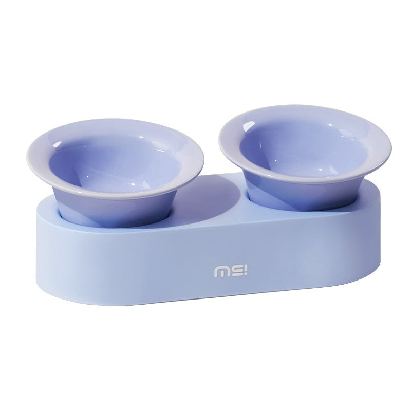 Cat Dog Ceramic Double Bowl - Majestic Pet Kingdom