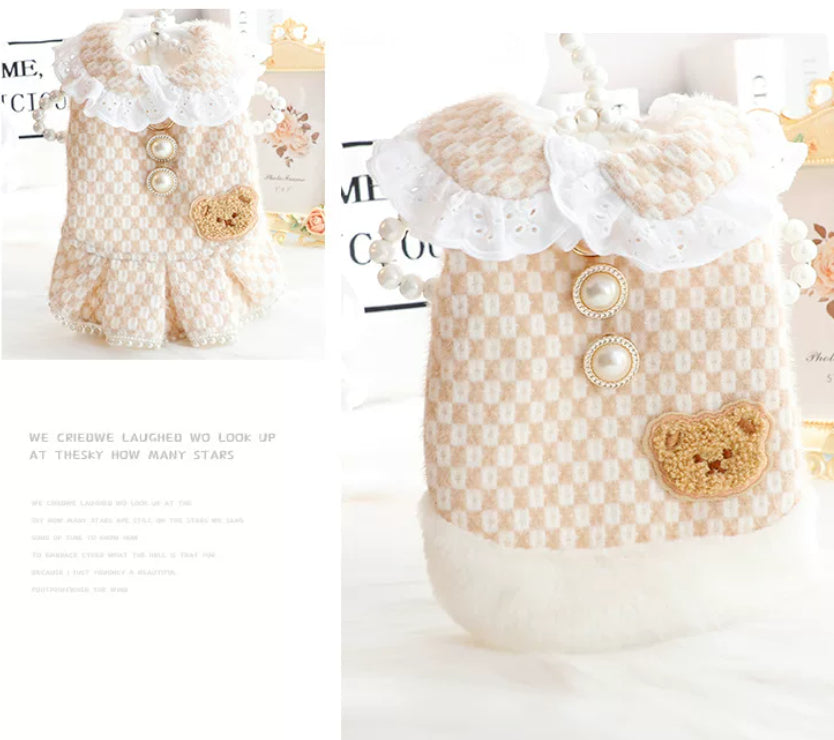 Winter And Spring Thick Style Cat Princess Cotton Skirt