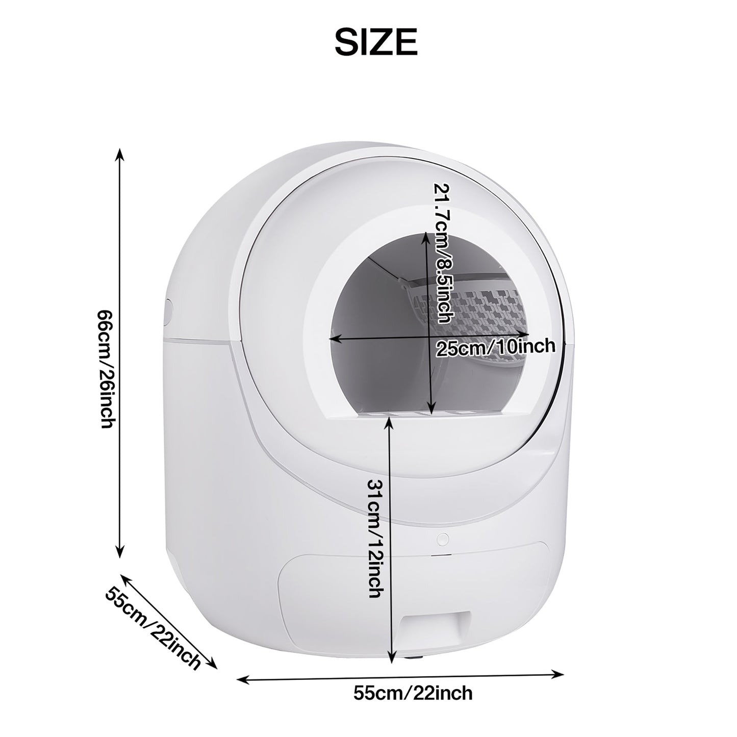 Smart Automatic Cat Litter Box - 5G WiFi & Multi-Cat