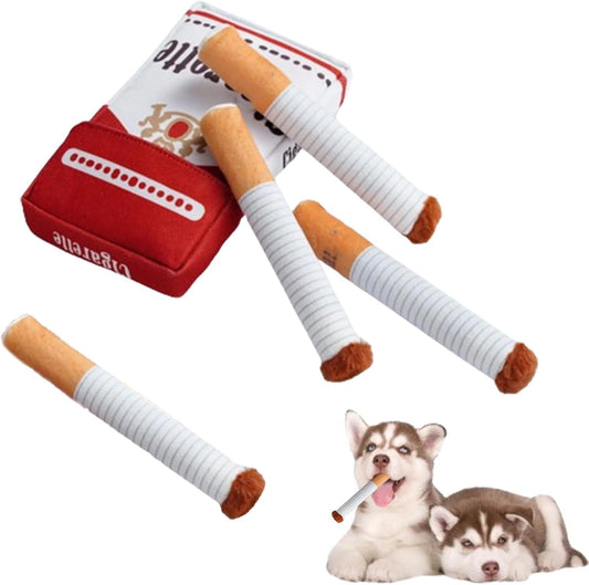 Dog cigarettes with box, sound making toys, pet toys, bite resistant and grinding plush toys, cat supplies | Purrfect Pet Kingdom