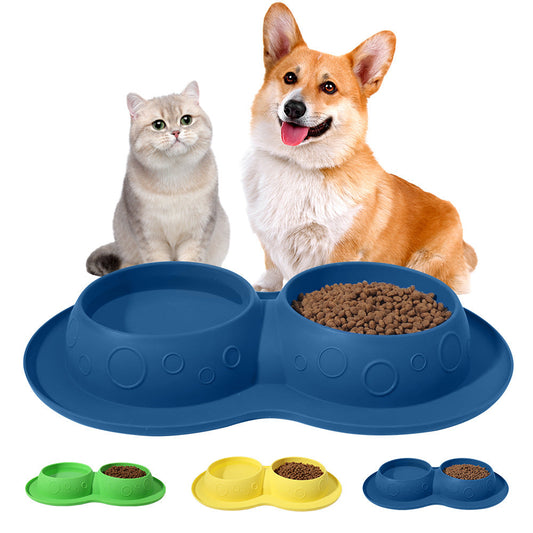 Dog Bowl Placemat Silicone Waterproof Non-Slip Food Water Mat
