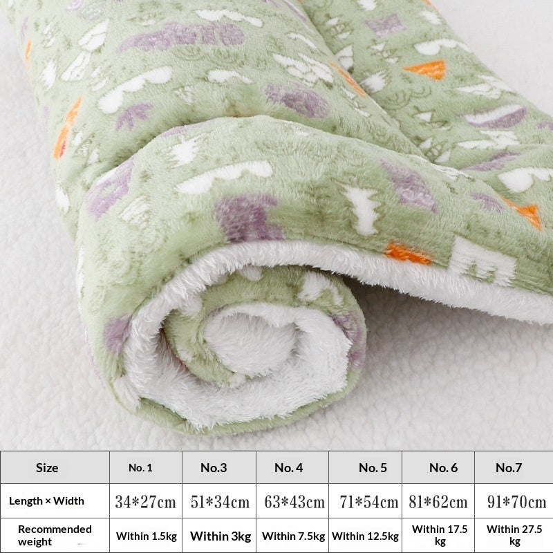 Thickened Pet Mat For Autumn And Winter Warmth - Majestic Pet Kingdom